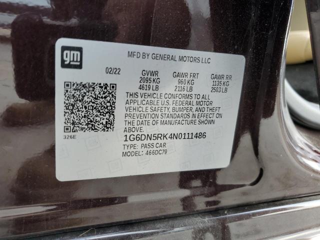 Photo 11 VIN: 1G6DN5RK4N0111486 - CADILLAC CT5 PREMIU 