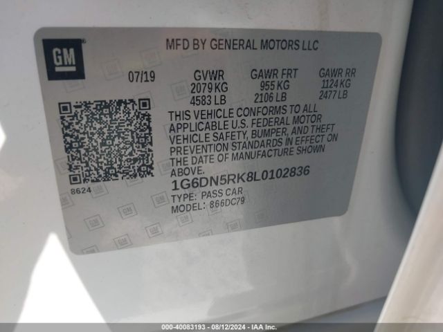 Photo 8 VIN: 1G6DN5RK8L0102836 - CADILLAC CT5 