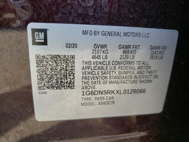 Photo 9 VIN: 1G6DN5RKXL0129066 - CADILLAC CT5 PREMIU 