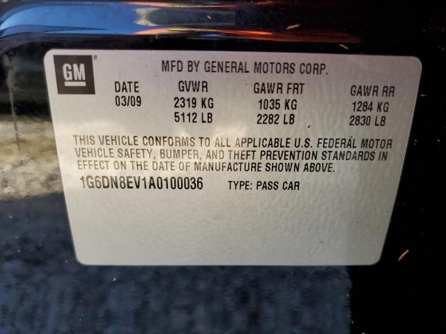 Photo 9 VIN: 1G6DN8EV1A0100036 - CADILLAC CTS PREMIU 