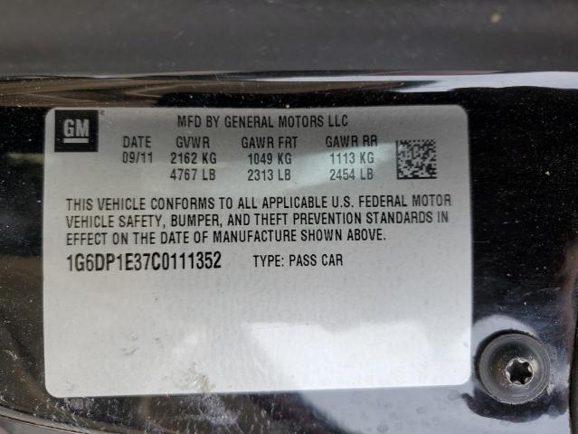 Photo 12 VIN: 1G6DP1E37C0111352 - CADILLAC CTS PREMIU 