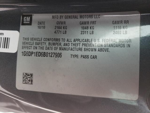 Photo 9 VIN: 1G6DP1ED6B0127906 - CADILLAC CTS PREMIU 