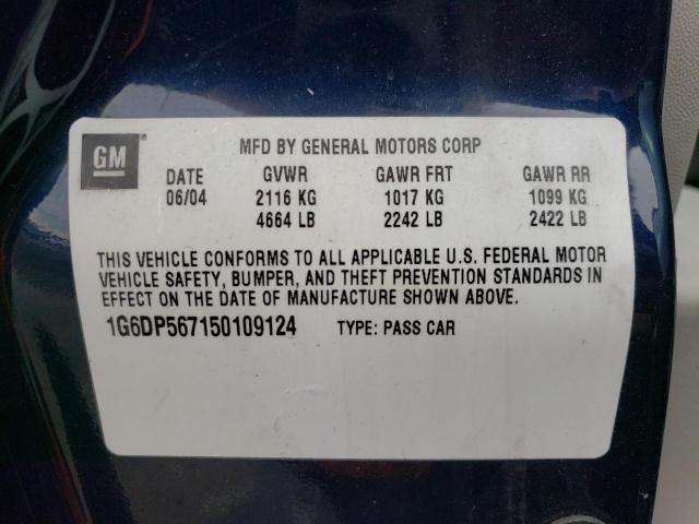 Photo 11 VIN: 1G6DP567150109124 - CADILLAC CTS HI FEA 