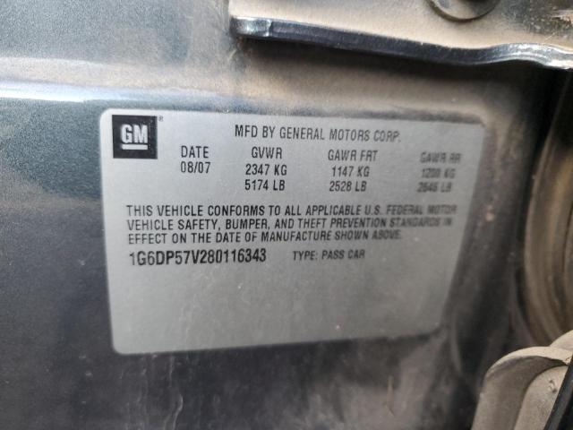 Photo 11 VIN: 1G6DP57V280116343 - CADILLAC CTS HI FEA 