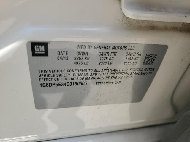 Photo 11 VIN: 1G6DP5E34C0150665 - CADILLAC CTS PREMIU 