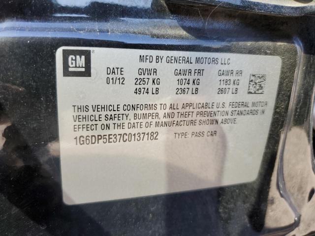 Photo 11 VIN: 1G6DP5E37C0137182 - CADILLAC CTS PREMIU 