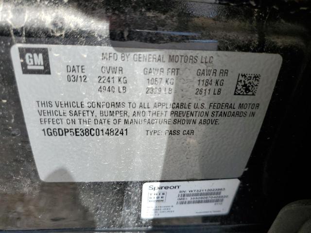 Photo 11 VIN: 1G6DP5E38C0148241 - CADILLAC CTS PREMIU 