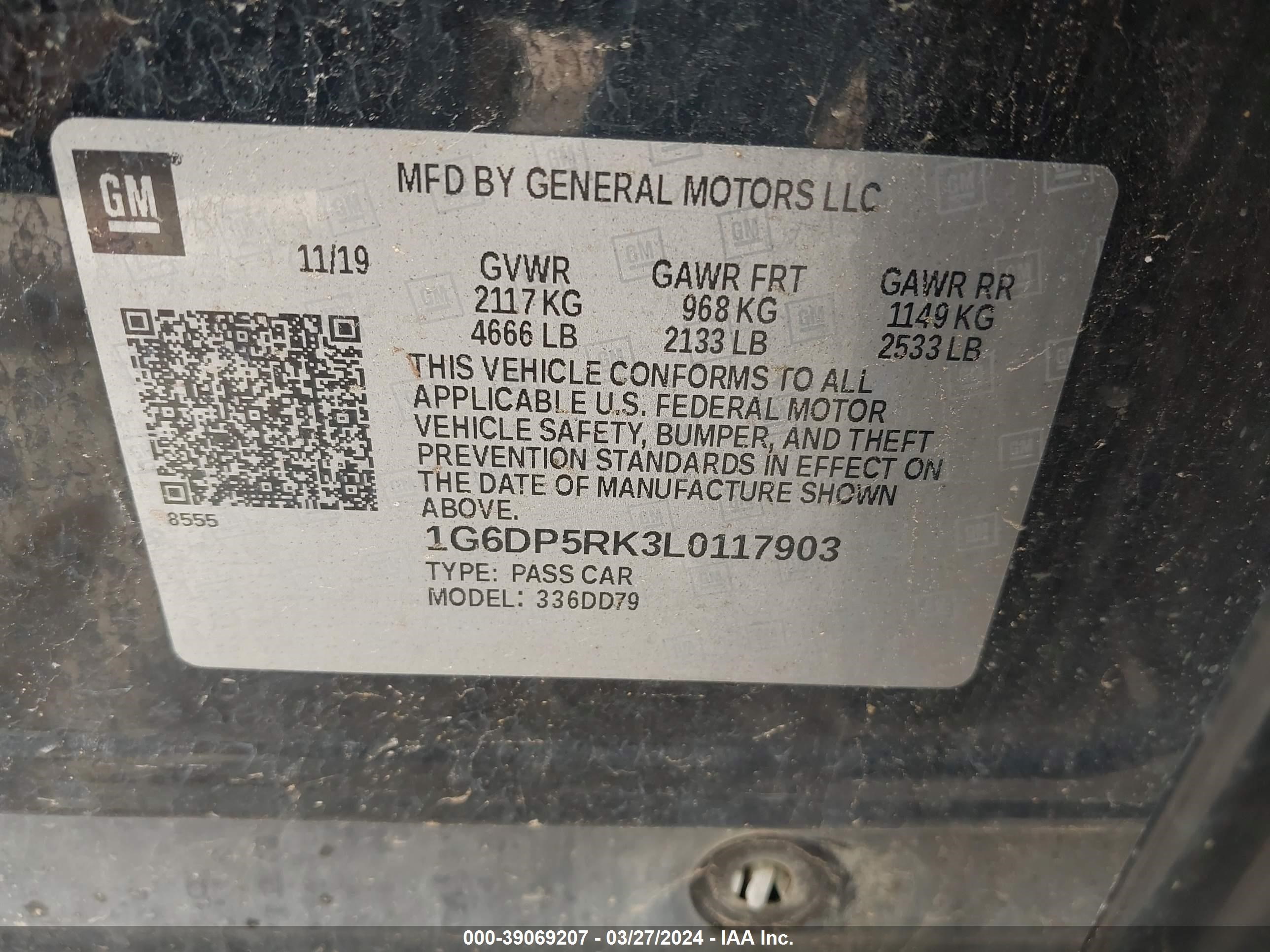 Photo 8 VIN: 1G6DP5RK3L0117903 - CADILLAC CT5 