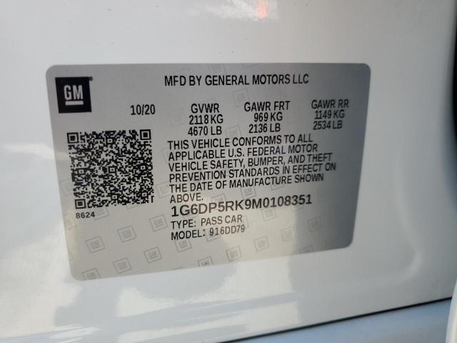 Photo 11 VIN: 1G6DP5RK9M0108351 - CADILLAC CT5 SPORT 