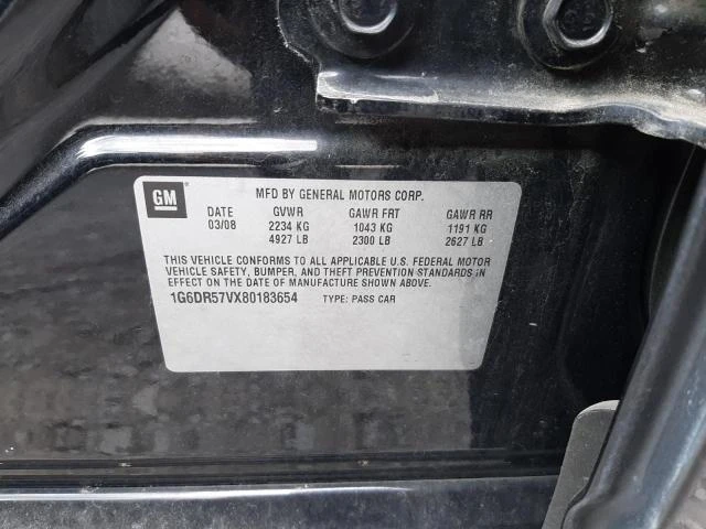 Photo 11 VIN: 1G6DR57VX80183654 - CADILLAC CTS HI FEA 