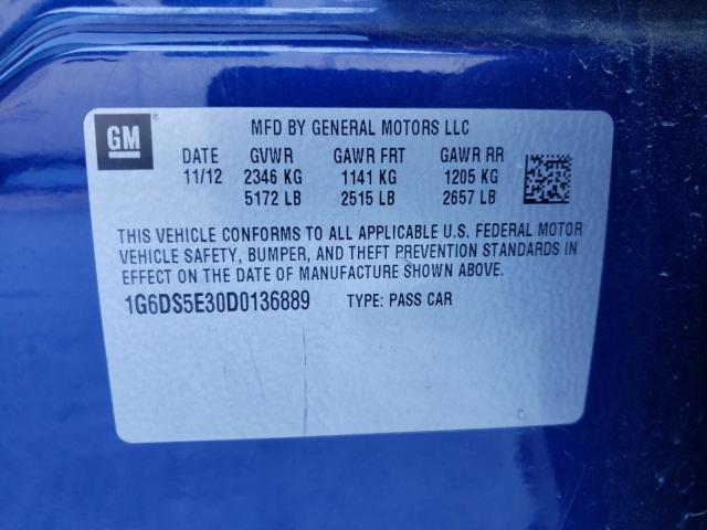 Photo 9 VIN: 1G6DS5E30D0136889 - CADILLAC CTS PREMIU 