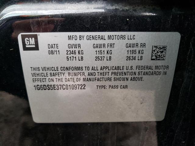 Photo 12 VIN: 1G6DS5E37C0109722 - CADILLAC CTS PREMIU 