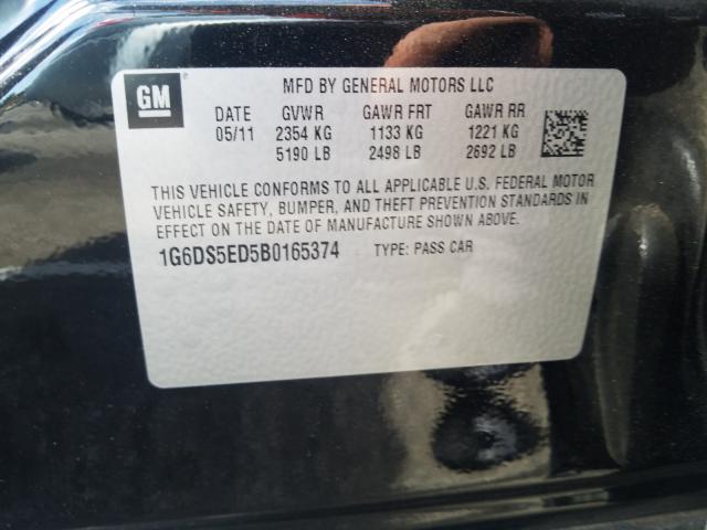 Photo 9 VIN: 1G6DS5ED5B0165374 - CADILLAC CTS PREMIU 