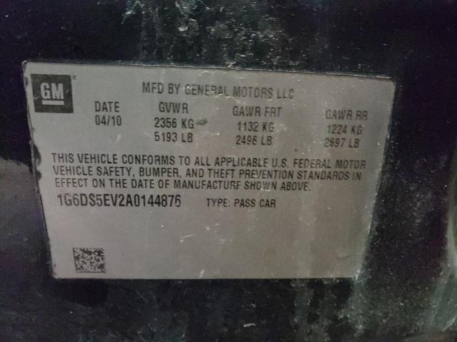 Photo 9 VIN: 1G6DS5EV2A0144876 - CADILLAC CTS PREMIU 