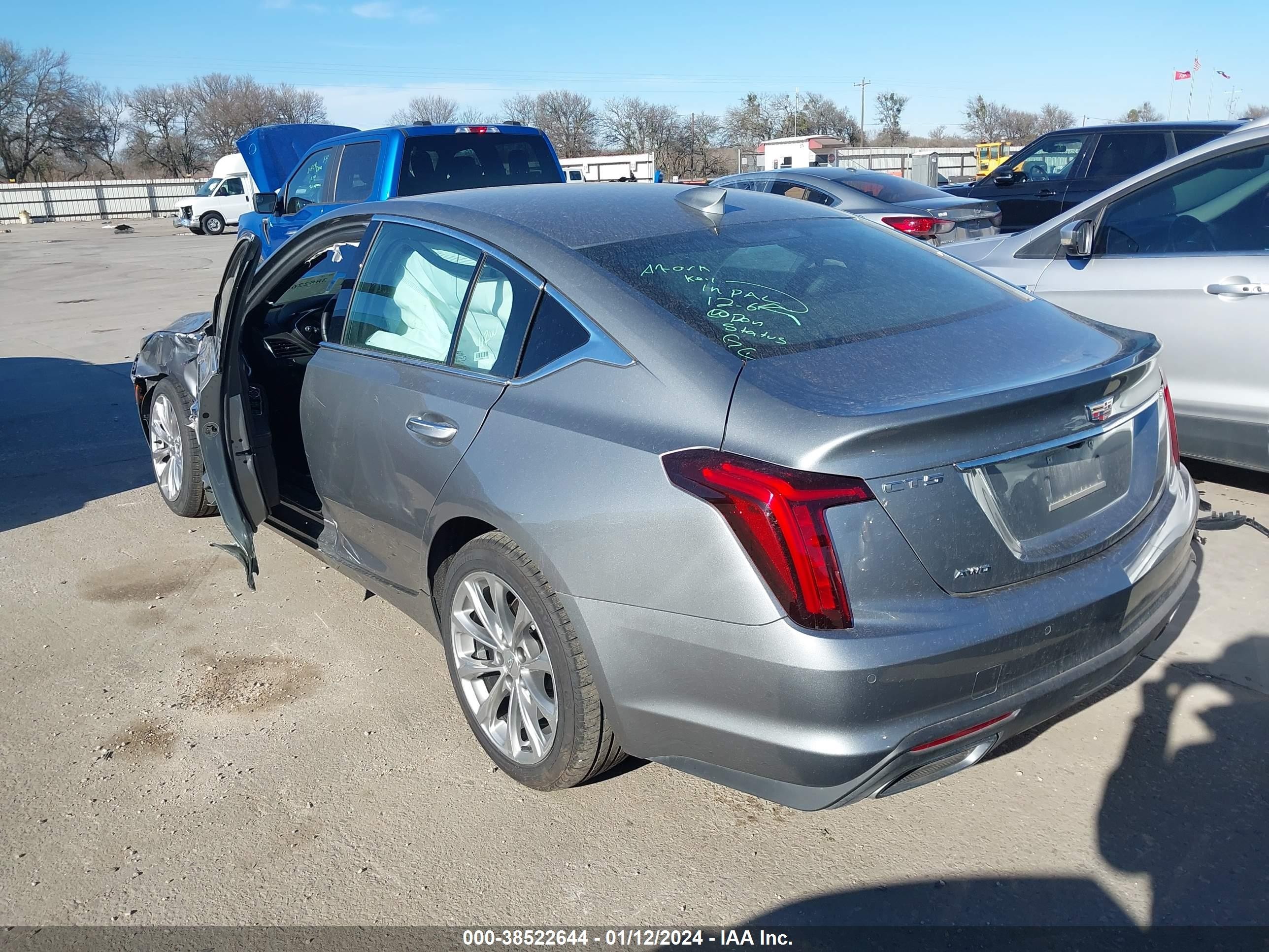 Photo 2 VIN: 1G6DS5RK0P0129236 - CADILLAC CT5 