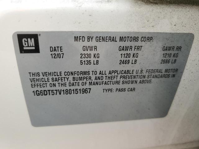 Photo 11 VIN: 1G6DT57V180151967 - CADILLAC CTS 