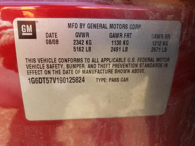 Photo 11 VIN: 1G6DT57V190125824 - CADILLAC CTS HI FEA 