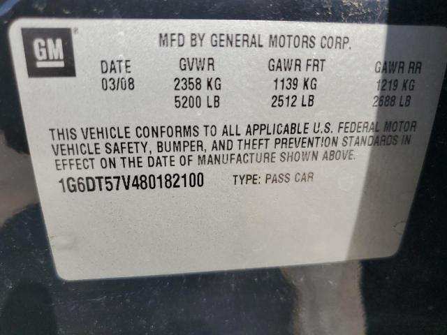 Photo 11 VIN: 1G6DT57V480182100 - CADILLAC CTS HI FEA 