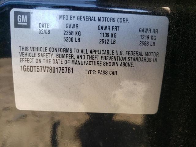 Photo 9 VIN: 1G6DT57V780176761 - CADILLAC CTS HI FEA 