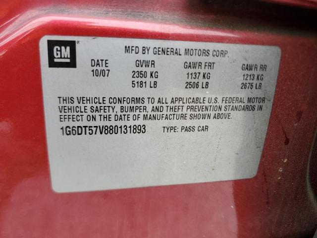 Photo 11 VIN: 1G6DT57V880131893 - CADILLAC CTS HI FEA 