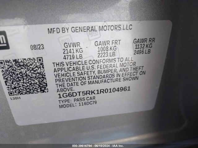 Photo 8 VIN: 1G6DT5RK1R0104961 - CADILLAC CT5 