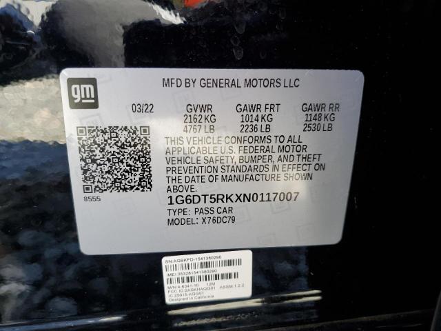 Photo 11 VIN: 1G6DT5RKXN0117007 - CADILLAC CT5 