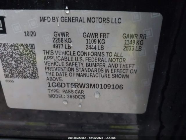 Photo 8 VIN: 1G6DT5RW3M0109106 - CADILLAC CT5 