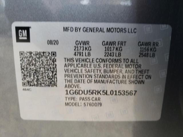 Photo 9 VIN: 1G6DU5RK5L0153567 - CADILLAC CT5 SPORT 