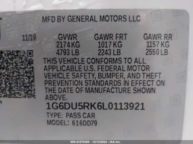 Photo 8 VIN: 1G6DU5RK6L0113921 - CADILLAC CT5 