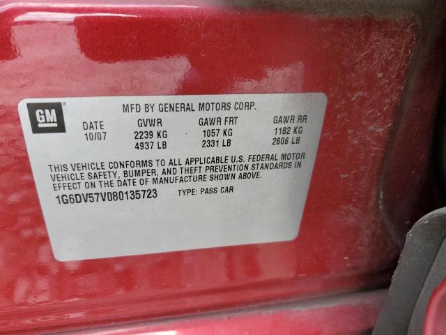 Photo 11 VIN: 1G6DV57V080135723 - CADILLAC CTS HI FEA 