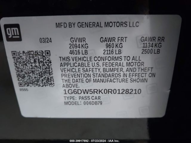 Photo 8 VIN: 1G6DW5RK0R0128210 - CADILLAC CT5 