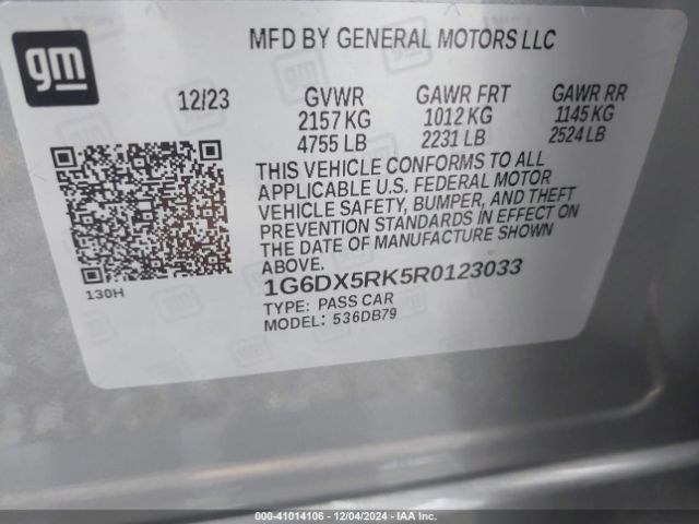 Photo 8 VIN: 1G6DX5RK5R0123033 - CADILLAC CT5 