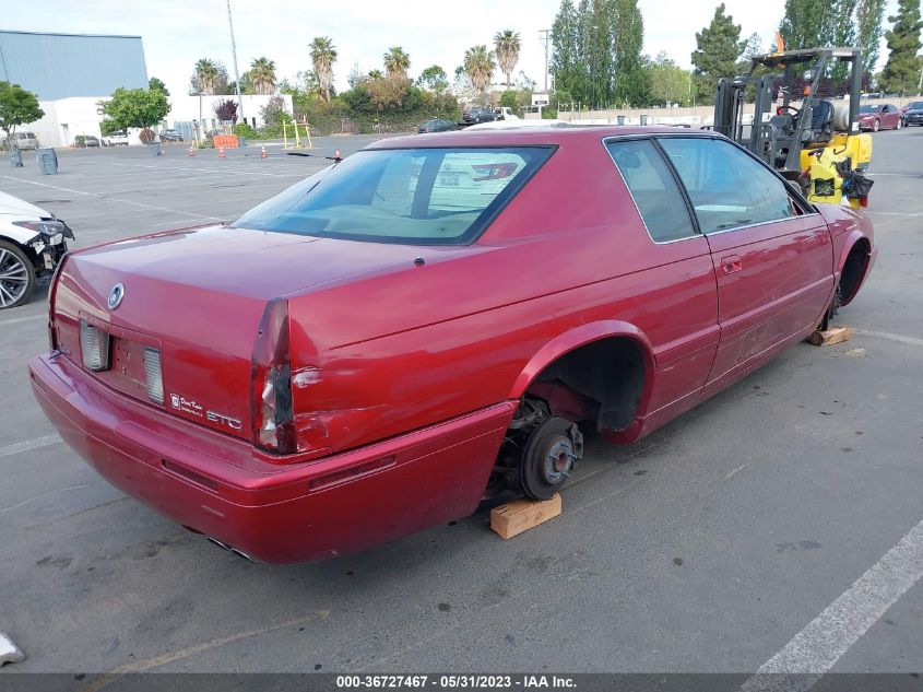 Photo 3 VIN: 1G6ET1298YB703685 - CADILLAC ELDORADO 