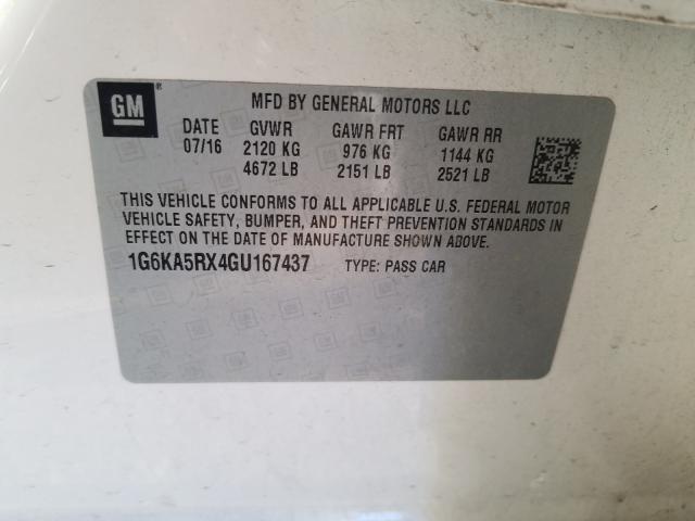 Photo 9 VIN: 1G6KA5RX4GU167437 - CADILLAC CT6 