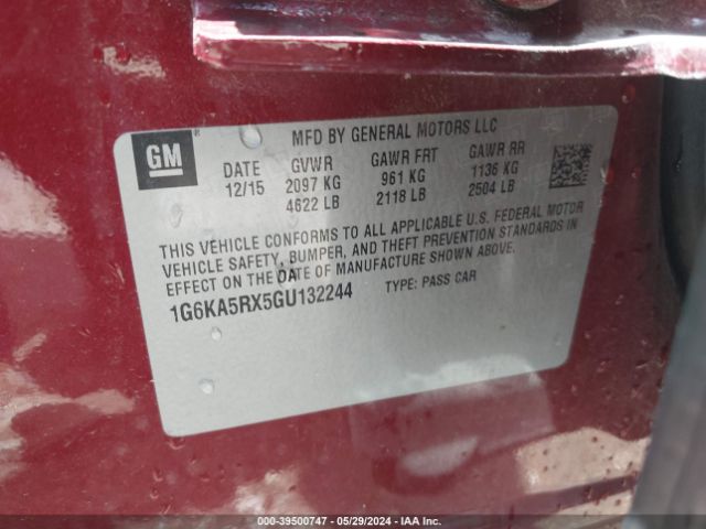 Photo 8 VIN: 1G6KA5RX5GU132244 - CADILLAC CT6 