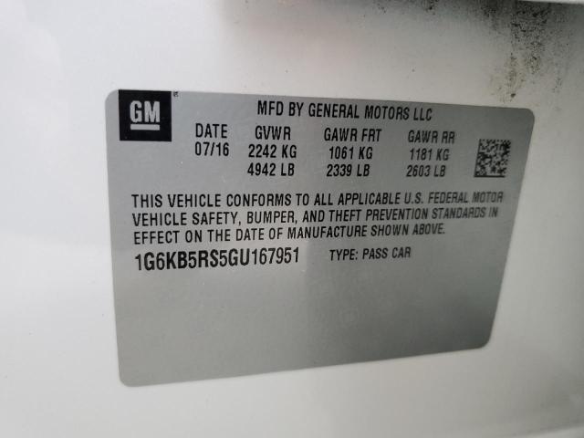 Photo 12 VIN: 1G6KB5RS5GU167951 - CADILLAC CT6 