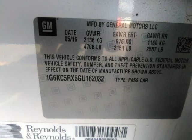 Photo 8 VIN: 1G6KC5RX5GU162032 - CADILLAC CT6 