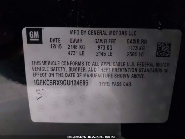 Photo 8 VIN: 1G6KC5RX9GU134685 - CADILLAC CT6 