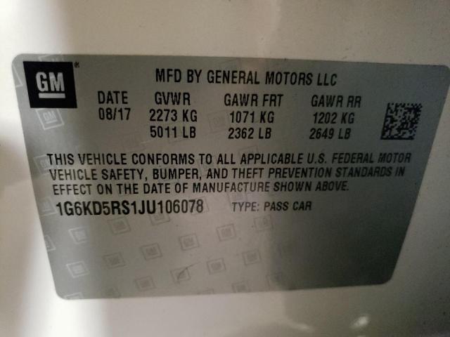 Photo 11 VIN: 1G6KD5RS1JU106078 - CADILLAC CT6 LUXURY 