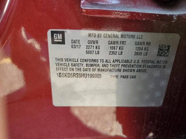 Photo 12 VIN: 1G6KD5RS9HU199085 - CADILLAC CT6 