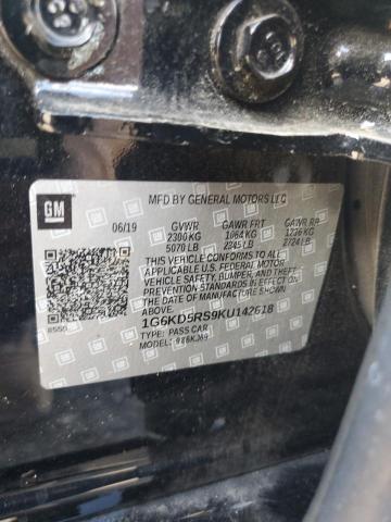 Photo 9 VIN: 1G6KD5RS9KU142618 - CADILLAC CT6 PREMIU 