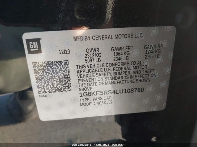 Photo 8 VIN: 1G6KE5RS4LU108780 - CADILLAC CT6 