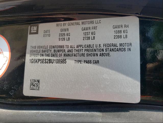 Photo 9 VIN: 1G6KP5ES2BU108985 - CADILLAC DTS PLATIN 