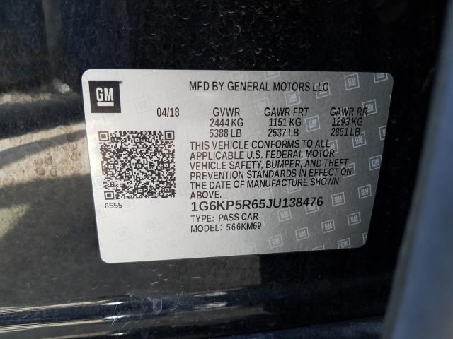 Photo 9 VIN: 1G6KP5R65JU138476 - CADILLAC CT6 PLATIN 