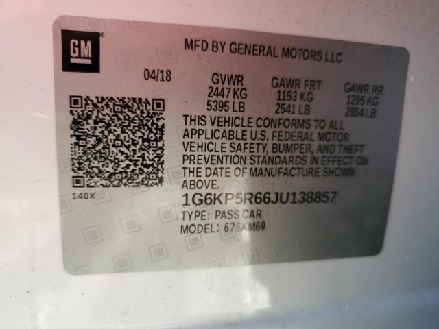 Photo 11 VIN: 1G6KP5R66JU138857 - CADILLAC CT6 PLATIN 