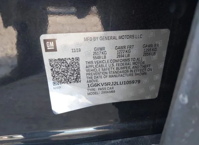 Photo 8 VIN: 1G6KV5RJ2LU105979 - CADILLAC CT6 