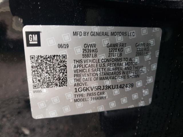 Photo 9 VIN: 1G6KV5RJ3KU142439 - CADILLAC CT6 PLATIN 