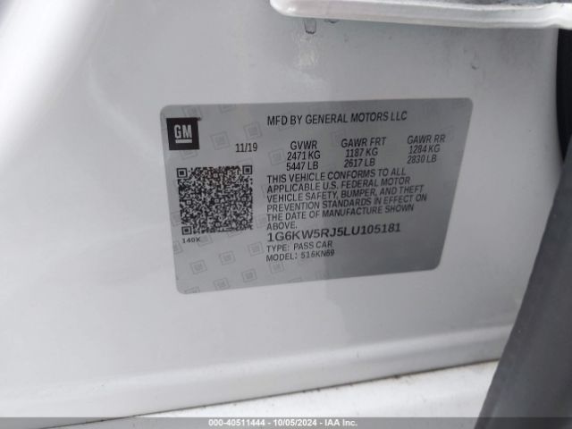 Photo 8 VIN: 1G6KW5RJ5LU105181 - CADILLAC CT6 