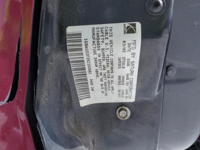 Photo 11 VIN: 1G8AG52F25Z152681 - SATURN ION 