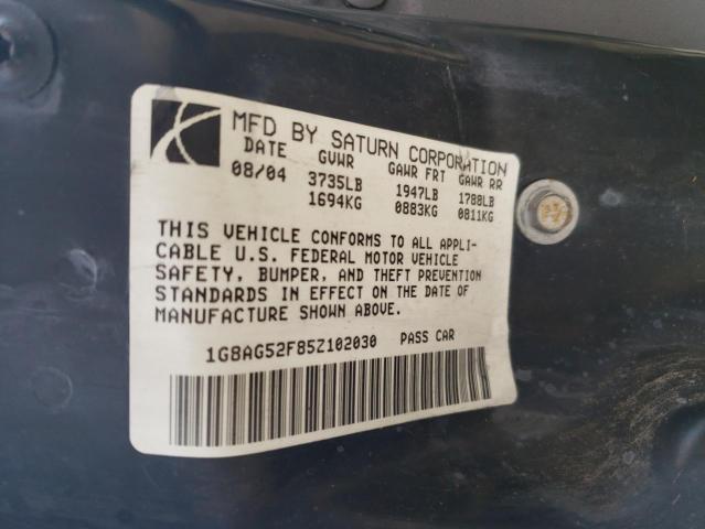 Photo 11 VIN: 1G8AG52F85Z102030 - SATURN ION 